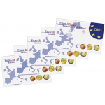 Alemanha Proof 5 Letras 2002 (A, D, F, J, G) 